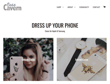 Tablet Screenshot of casecavern.com